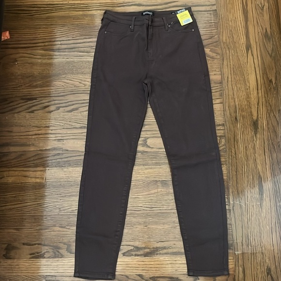 Buffalo David Bitton womens High Rise Pant Brown Size 6 New With Tag - Picture 3 of 11